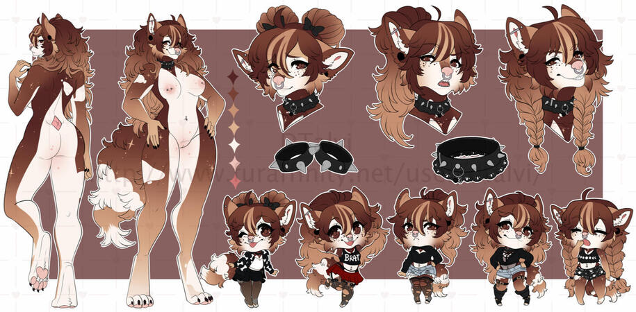 2 Fullbody + 5 Chibi + 3 Headshots + 2 Accessories